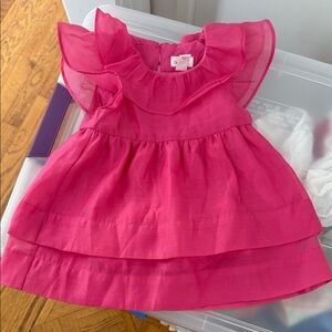 Cat & Jack Pink Ruffle Baby Dress